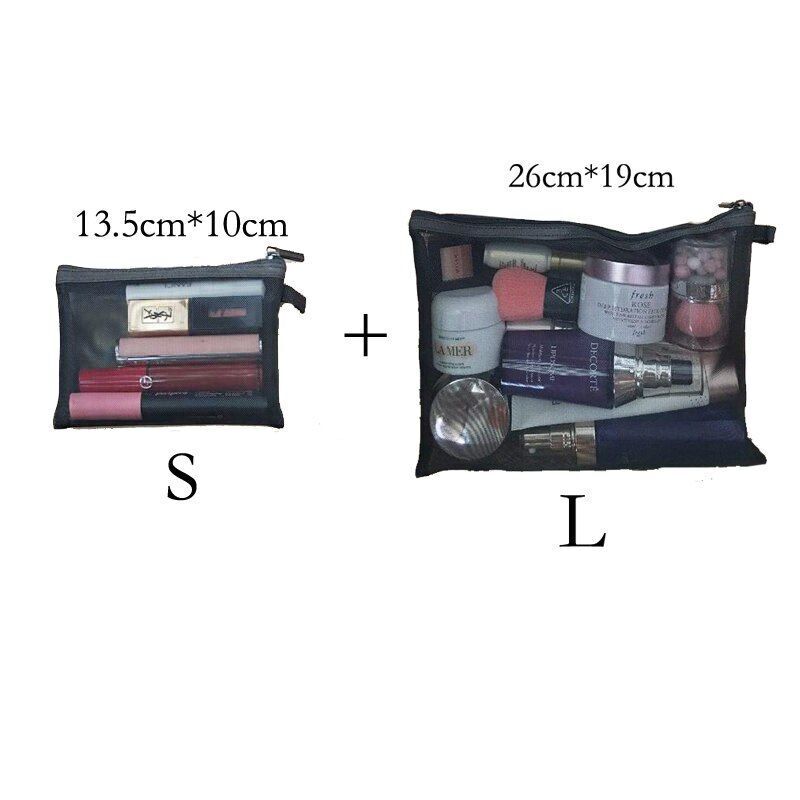 Mesh Cosmetic Bag Portable Lipstick Bag Makeup Bag Makeup Pouch Toiletry Purse