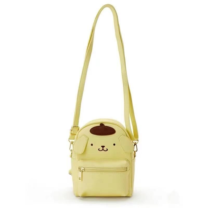Synthetic Backpack Cartoon Melody Bag Messenger Bag Travel Bag Handbag Polyester