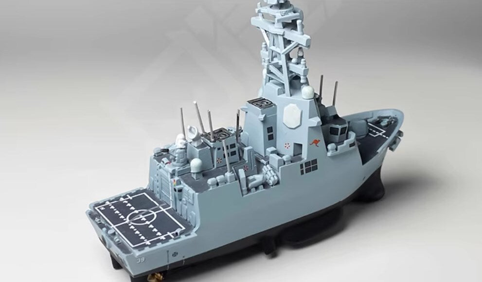 Cute Version Australian Navy Hobart Class Destroyer static Models
