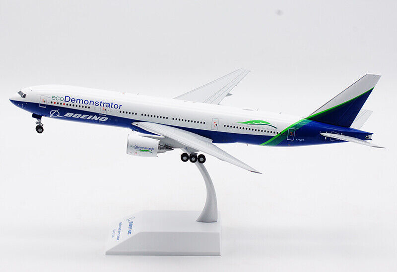 1:200 32CM JC Wings ecoDemonstrator BOEING 777-200 Passenger Plane Diecast Model