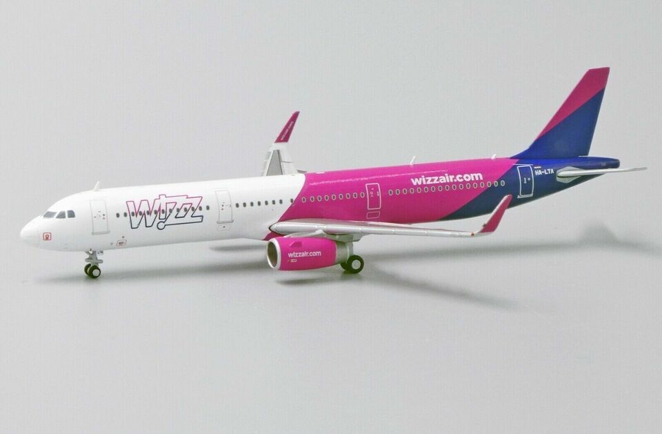 1:400 JC Wings Wizz Air AIRBUS A321 Passenger Plane Diecast Aircraft Model
