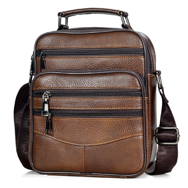Men Bags Genuine Leather Handbags Man Male Crossbody Bag Shoulder Bag