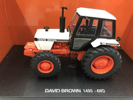1:32 UH DAVID BROWN 1490-4WD Tractor Farm Vehicle Machinery Diecast Model