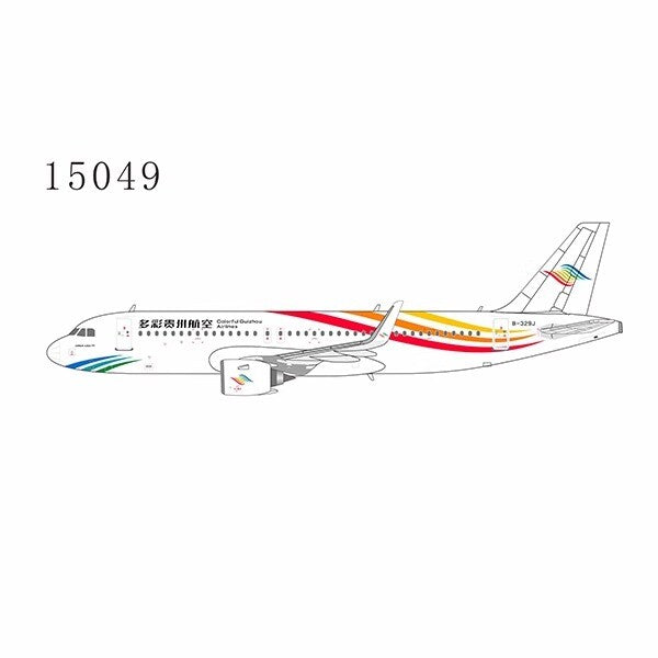 1:400 NGmodels Colorful Guizhou Airlines A320neo Airplane Diecast Plane Model
