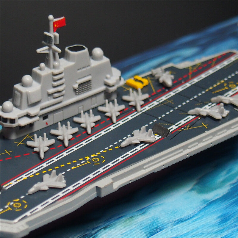 1/1600 China Liaoning Aircraft Carrier Battle Group Alloy Model