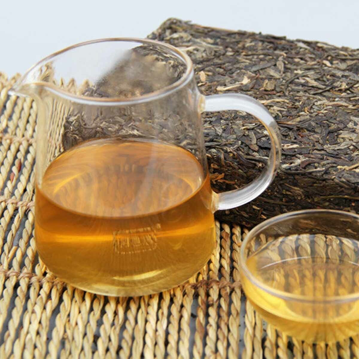 1000g Chinese High Quality Sheng Pu-erh Brick Green Food Cha Puer Old Tree Tea