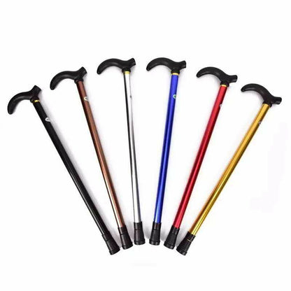 Walking Stick 6 Section Retractable Telescopic Trekking Hiking Poles Camping 1PC