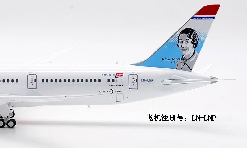 1:200 32CM InFlight Norwegian BOEING 787-9 Passenger Airplane Diecast Model
