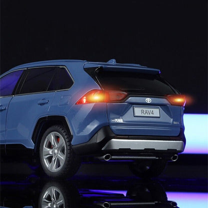 1:24 Toyota RAV4 SUV Diecast Model Cars Toy Off-road Vehicles Collection Gift