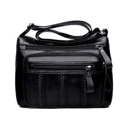 Women Handbag Shoulder Bag PU Leather Crssobody Pouch Messenger Purse Mother Bag