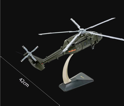 46CM 1:28 CHINA Z-20 Helicopter Plane Airplane Diecast Military Aircraft Model