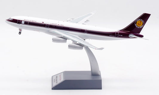 1:200 InFlight State of Qatar Airbus A340-200 Airplane Diecast Aircraft Model