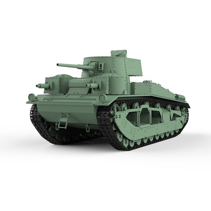SSMODEL SS160579 1/160 Military Model Kit British Vickers Mk.III Medium Tank