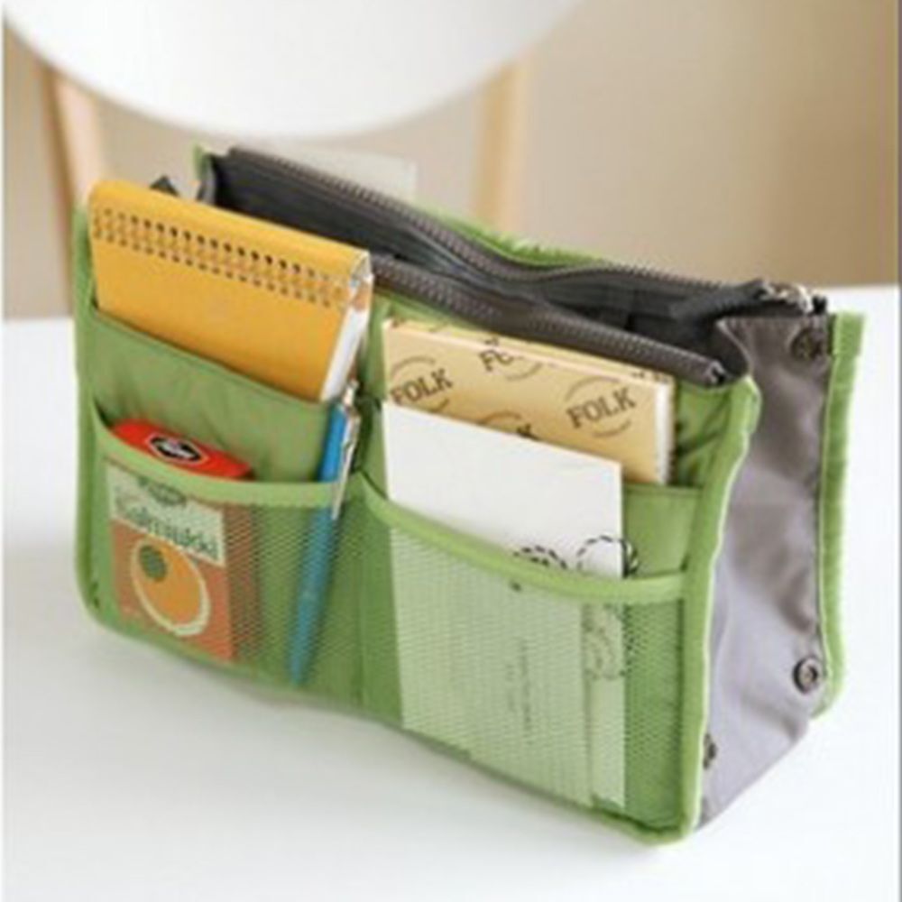 Large Cosmetic Storage Bag Nylon Travel Makeup Organizer Handbag Tote Travel Bag