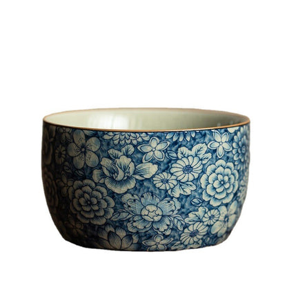 One Cup Blue-and-white Porcelain Tea Cup Antique Style Dehua Master Cup Of Tea