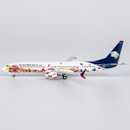 1:400 NGmodels Aeroméxico B737 MAX 9 Passenger Airplane Diecast Plane Model