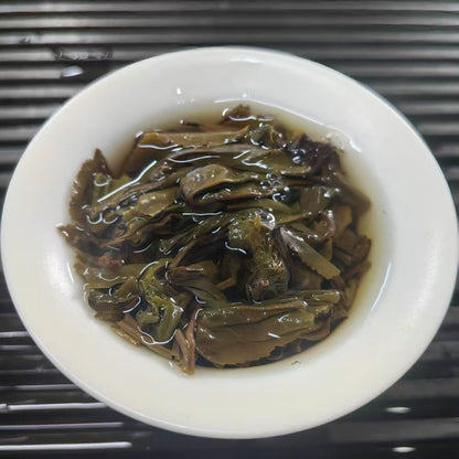 357g Pu'er Tea Yunnan Menghai 2017 Pu'er Qi Zi Cake Tea Raw Tea Cake