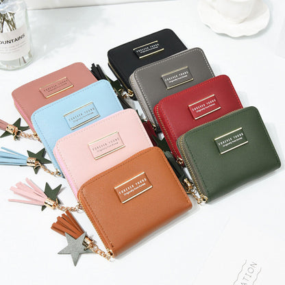 Fashion Small Women Zipper Wallet Leather Coin Bag Credit Card Mini Purse Clutch