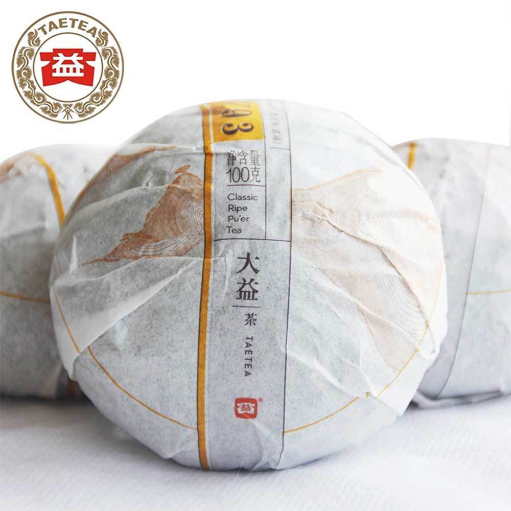 2015yr TAETEA V93 Puer Shu Tea, Batch 1502 Ripe Pu Er TAETEA Ripe Pu Erh Tea