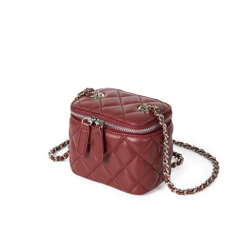 Crossbody Bags Women Lingge Chains Shoulder Bag Box Bag Coins Handbags