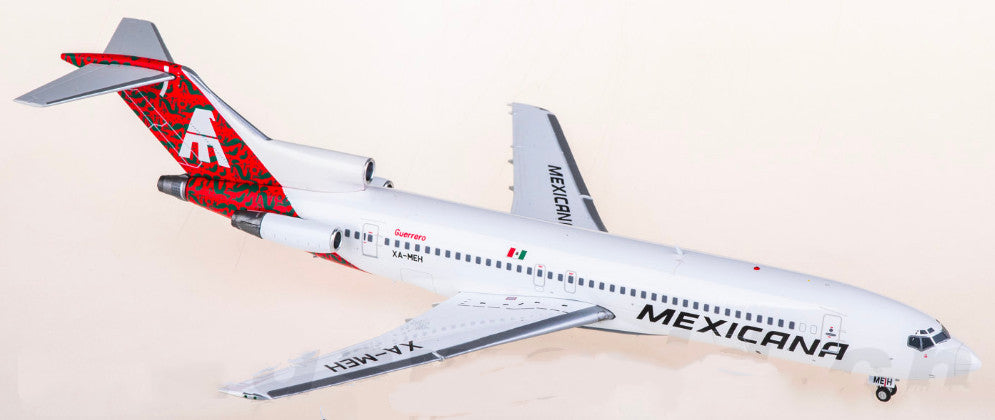1:200 JC Wings Mexicana Boeing 727-200 Passenger Airplane Diecast Plane Model