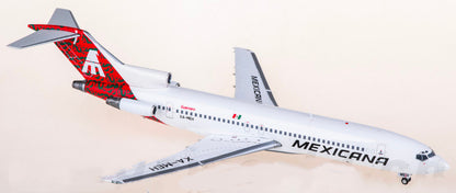 1:200 JC Wings Mexicana Boeing 727-200 Passenger Airplane Diecast Plane Model