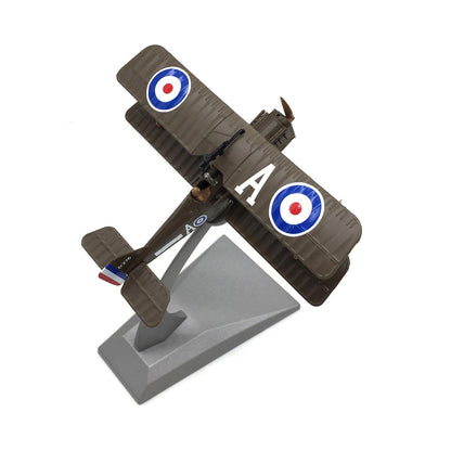 1/72 WWI SE-5A Fighter Aircraft Alloy Simulation Military Jet Airplane Kids Gift