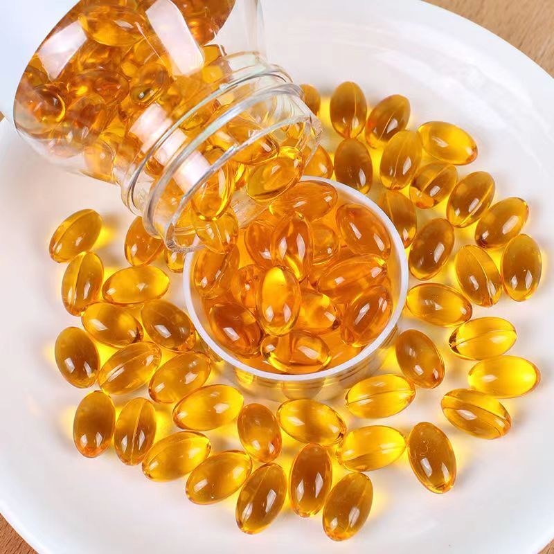 Natural litchi seed oil gel candy 750mg -100 soft gel fruit sauce soft capsule-