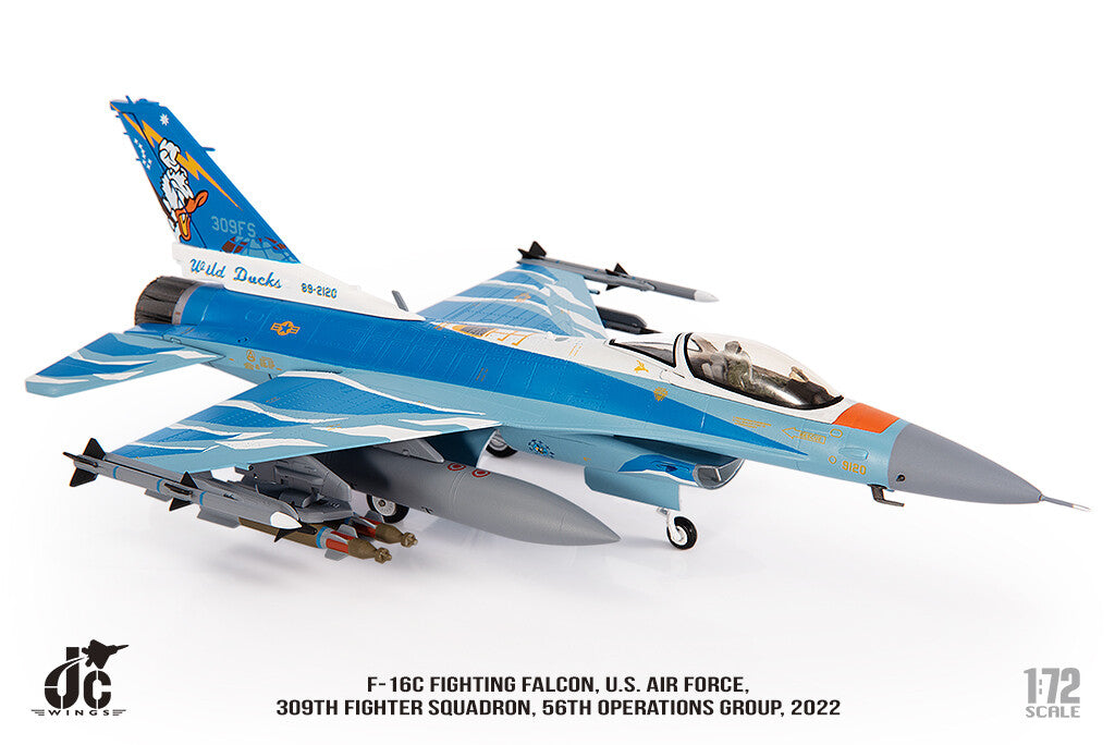 1:72 JC Wings Lockheed F-16C Fighting Falcon USAF Luke AFB Fighter Diecast Model