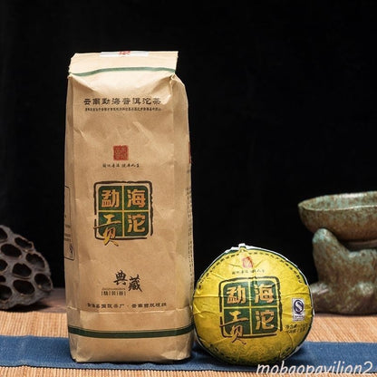 2018 Year Yunnan Guoyin Menghai Gong Tuo Raw Tea Pu'er Puer Tuocha 500g
