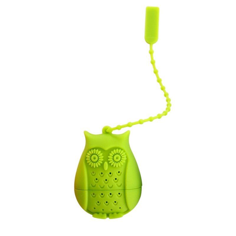 Tea Infuser Silicone Owl Shape Coffee & Tea Bags Tea Strainers Herb Spice Filter