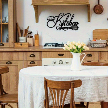 HelloYoung Rustic Metal Sign 12x6.69" Farmhouse Wall Decor Kitchen
