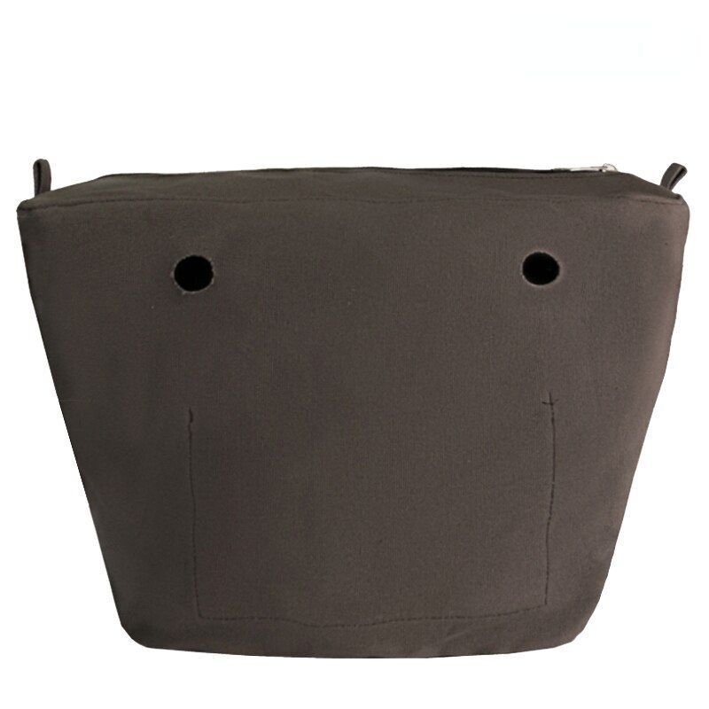 Waterproof Insert Inner Lining Zipper Pocket Bag Handbag Silicone Package Canvas