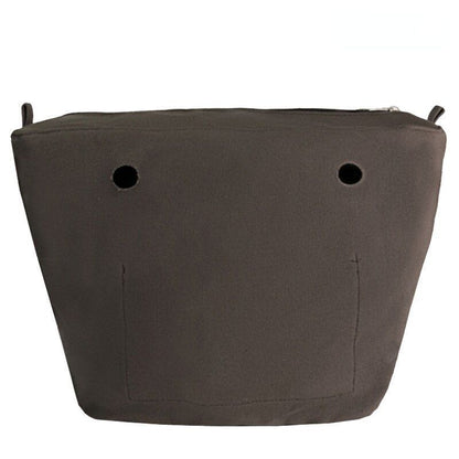 Waterproof Insert Inner Lining Zipper Pocket Bag Handbag Silicone Package Canvas