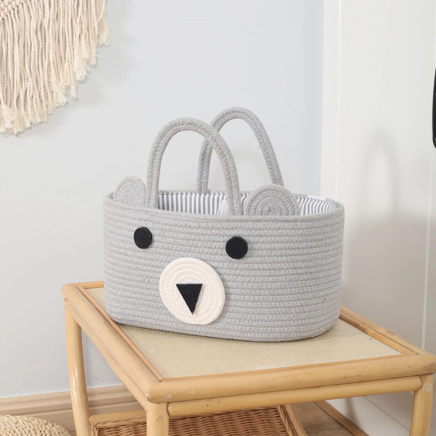 Diaper Bag Rope Baskets Kids Hand Baskets Box Toys Candy Desktop Mommy Bag