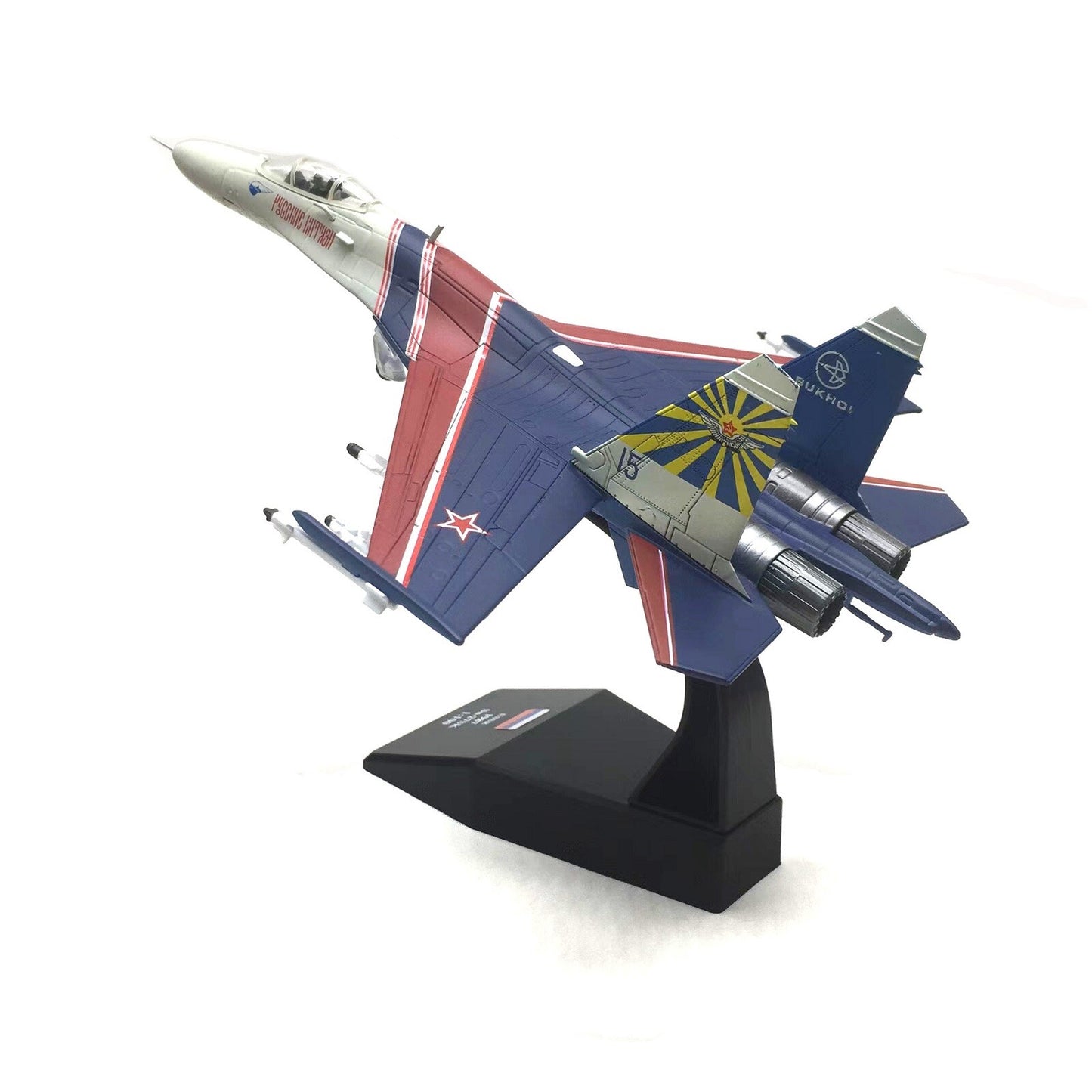 1: 100 Russian Su-27 Warrior Performance Aircraft Model Display Collection t