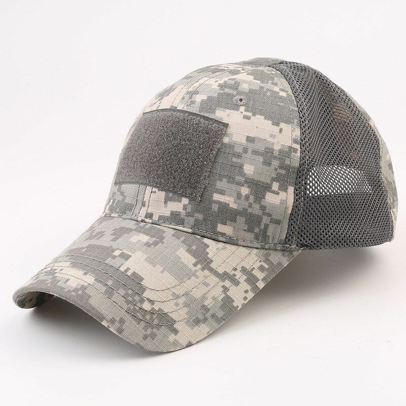 Tactical Hat Camouflage Sunscreen Outdoor Sport Hunting Camping Hiking Cap Brown