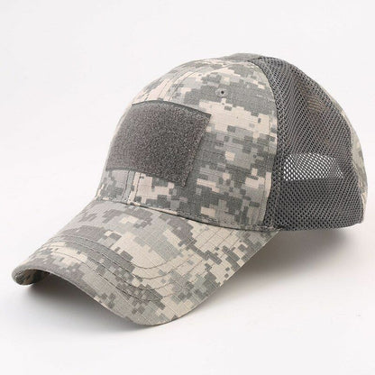 Tactical Hat Camouflage Sunscreen Outdoor Sport Hunting Camping Hiking Cap Brown
