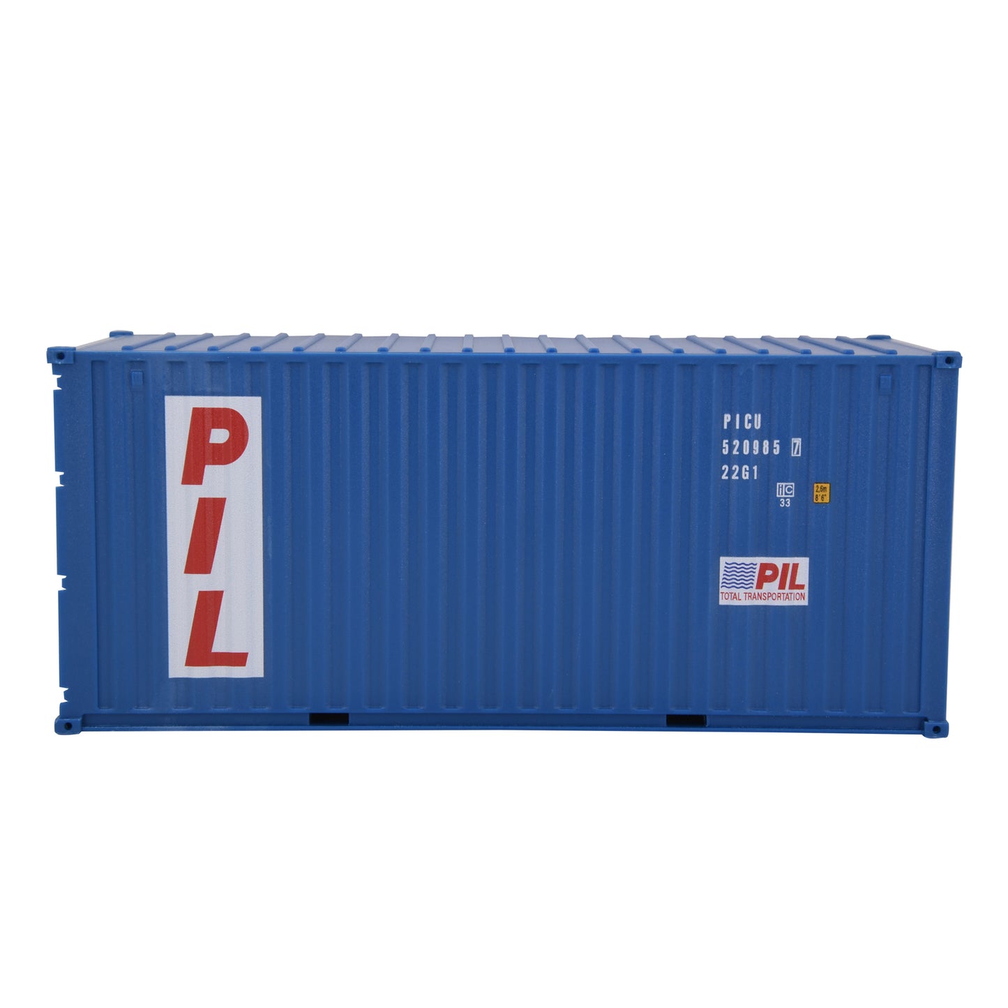 1:35 PIL 20GP Shipping Container Model Plastic Office Home Decorate Toy