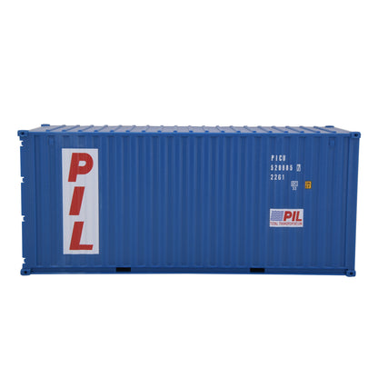1:35 PIL 20GP Shipping Container Model Plastic Office Home Decorate Toy