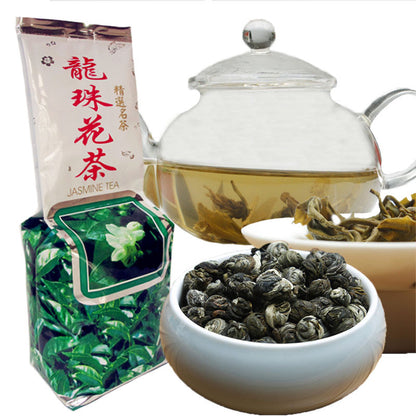 Jasmine Dragon Pearls Green Tea Premium Organic Top Grade Loose Leaf Tea 250g