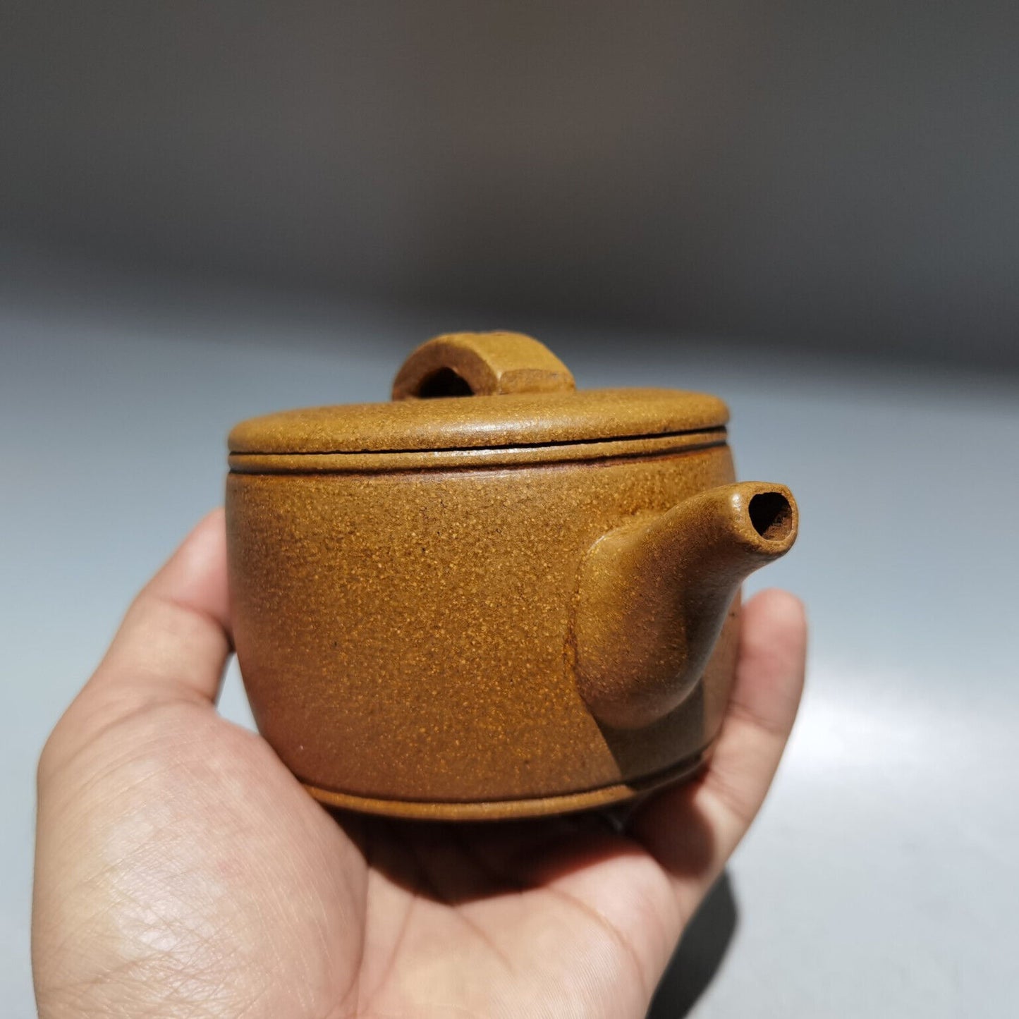 Chinese Yixing Zisha Clay Handmade Exquisite Teapot（汉瓦套 低款：浙甯玉成窑）