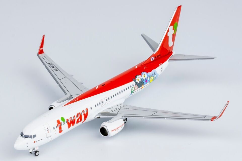 1:400 NG Model TwayAir BOEING 737-800 Passenger Airplane Diecast Aircraft Model