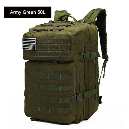 50L Military Tactical Backpack Men Bags Outdoor Sport Hiking Camping Trekking