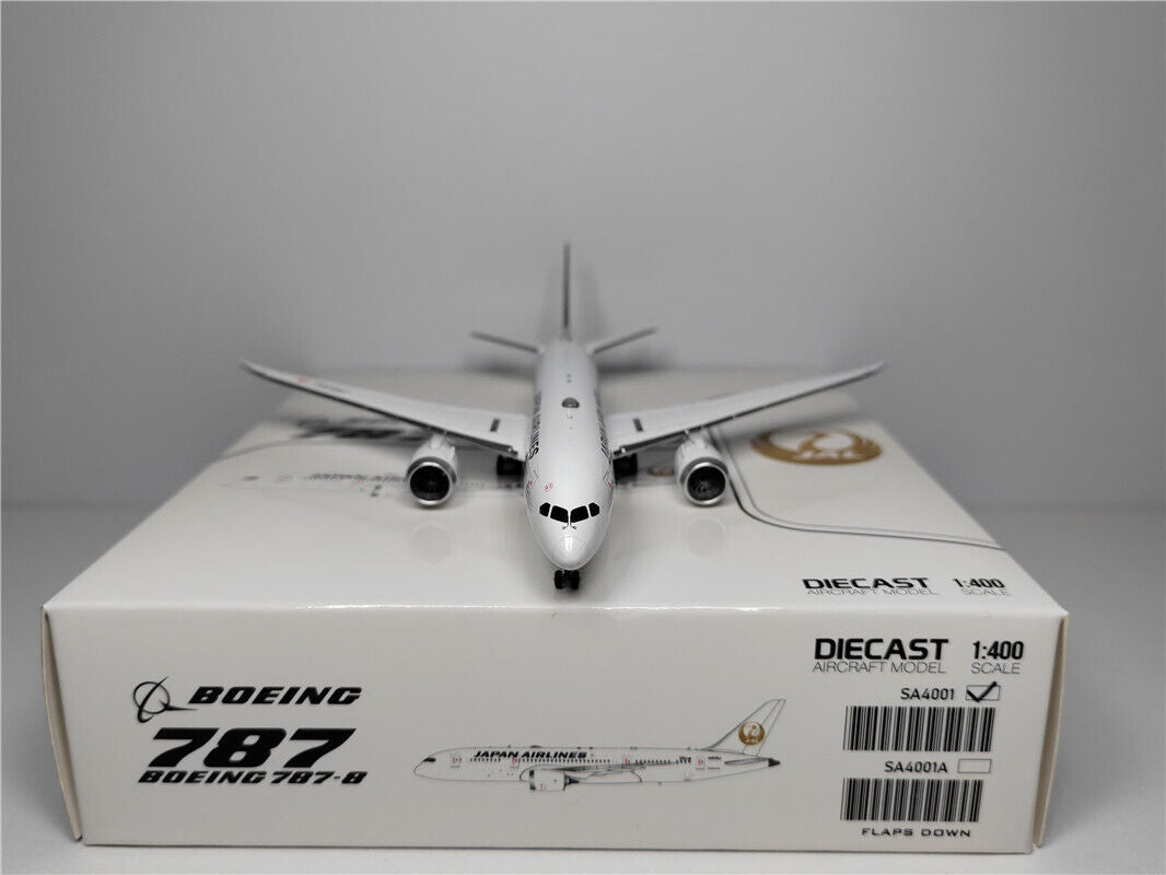 1:400 JC Wings JAL B787-8 Passenger Airplane Diecast Aircraft Model