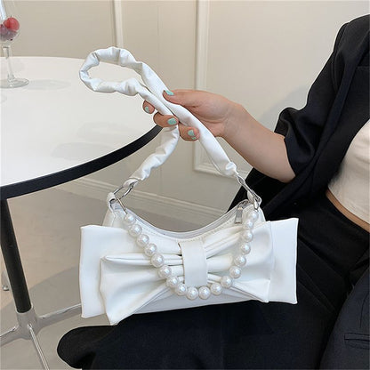 Fashion Bag Summer Pearl Underarm Bags Versatile Shoulder Purse 20*14*6 CM Strap
