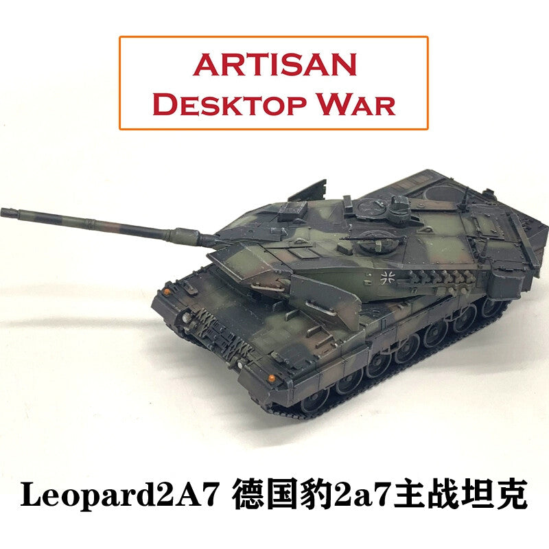 1/72 German Leopard 2A7 Main Battle Tank NATO Tricolor ARTISAN Finished Model