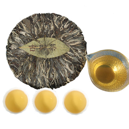 357g Yunnan Pu'er tea leaves Menghai Da Shu tea Putzi tea cake Pu'er raw tea