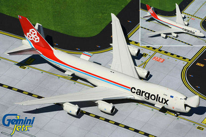 GeminiJets Luxemburg freight for Boeing 747-8F LX-VCA 1/400 diecast plane model