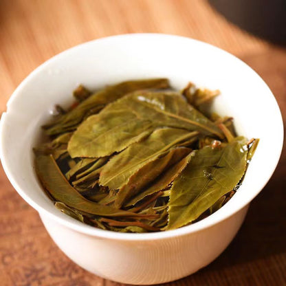 500g Old Puerh Raw Tea Brick Spring Pu-erh Tea Meiziqing Yunnan Pu'er Green Tea